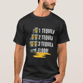 Camiseta 1 Tequila 2 Tequila 3 Tequila piso Cinco De Mayo