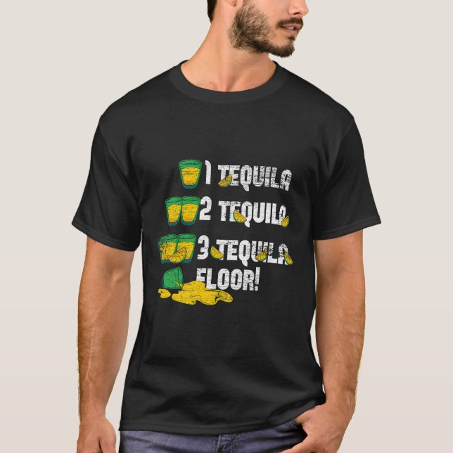 Camiseta 1 Tequila 2 Tequila 3 Tequila planta (Anverso)