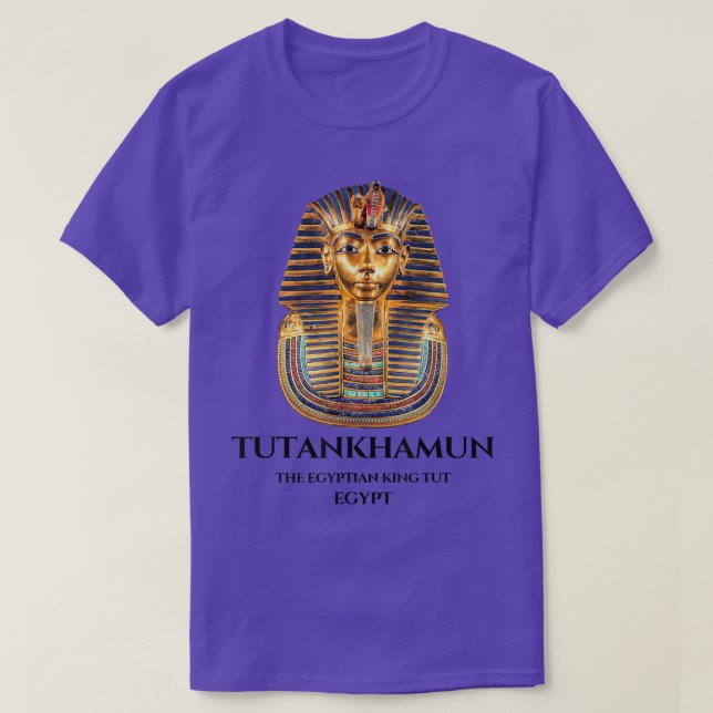 Camiseta 1 The Egyptian Pharaoh King Tut Mask Tee shirt, Tu (Diseño del anverso)