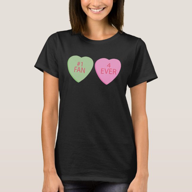 Camiseta 1 Ventilador 4 Siempre Feliz Día de San Valentín C (Anverso)