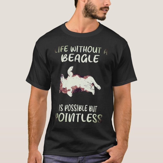 Camiseta 1 Vida Sin Un Beagle (Anverso)