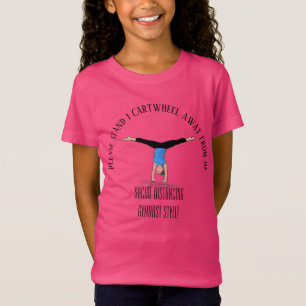 Camiseta 1 volante de distancia, distancia social para gimn