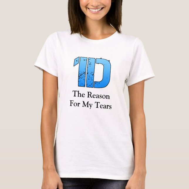Camiseta 1D La razón de mis lágrimas (Anverso)