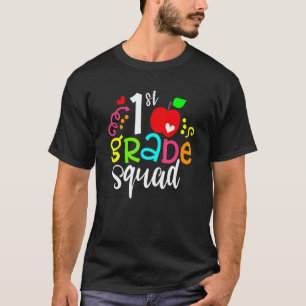 Camiseta 1er Cuadrilla de Primer Grado Regreso a la Escuela