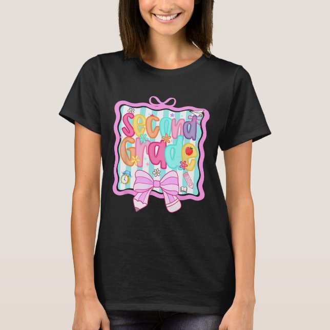 Camiseta 1er Día de 2do Grado Preppy  (Anverso)