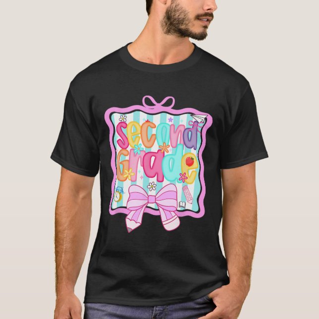 Camiseta 1er Día de 2do Grado Preppy (Anverso)