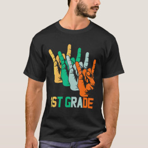 Camiseta 1er grado es mi jam vintage boombox de los 80 prof