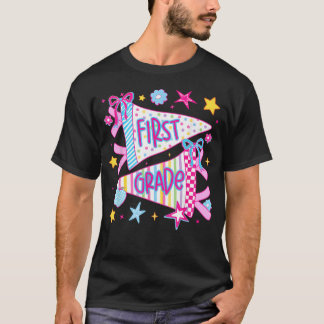 Camiseta 1er Primer Día De Primer Grado De Regreso A La Esc