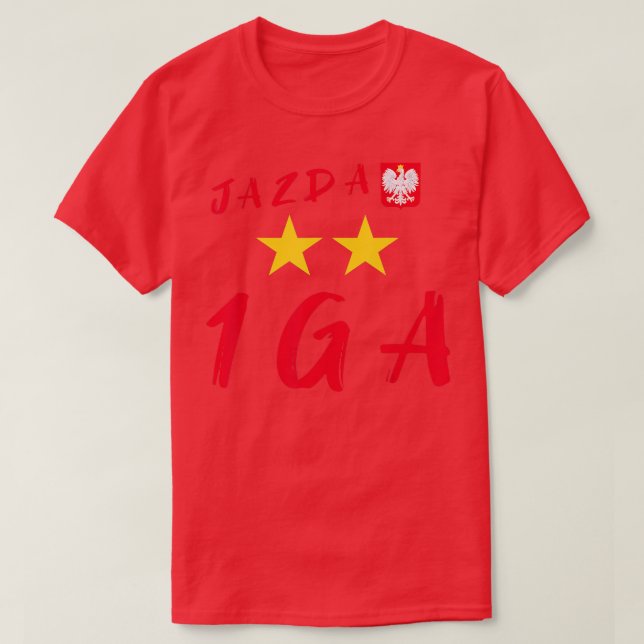 Camiseta 1GA Iga Tenis polaco número uno Jazda (Diseño del anverso)