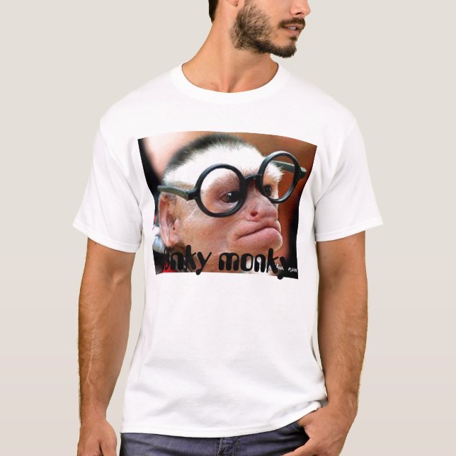 Camiseta 1peep, monky enrrollado (Anverso)