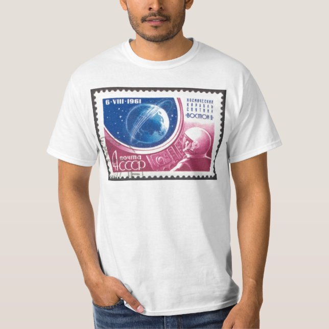 Camiseta 1r Comandante global servido Titov Vostok 2 del (Anverso)