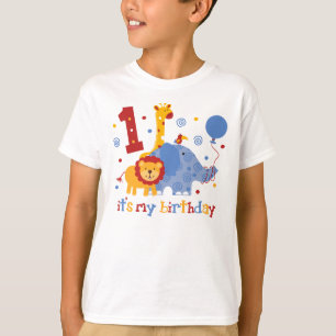 Camiseta 1r cumpleaños del safari