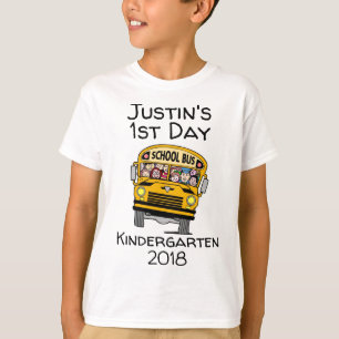 Camiseta 1r día de guardería/de cualquier grado