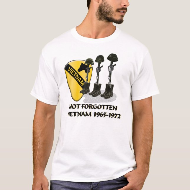 Camiseta 1r DIVISIÓN de la CABALLERÍA, GUERRA de VIETNAM (Anverso)