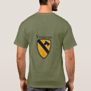 Camiseta 1r Remiendo de Cav Fort Hood del aire de la