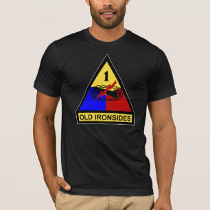 Camiseta 1r Remiendo viejo del hombre fuerte del ANUNCIO