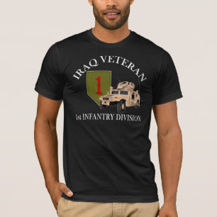 Camiseta 1r Veterinario de la identificación Iraq - Humvee