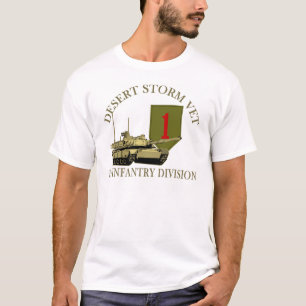 Camiseta 1r Veterinario de la tormenta de desierto de la