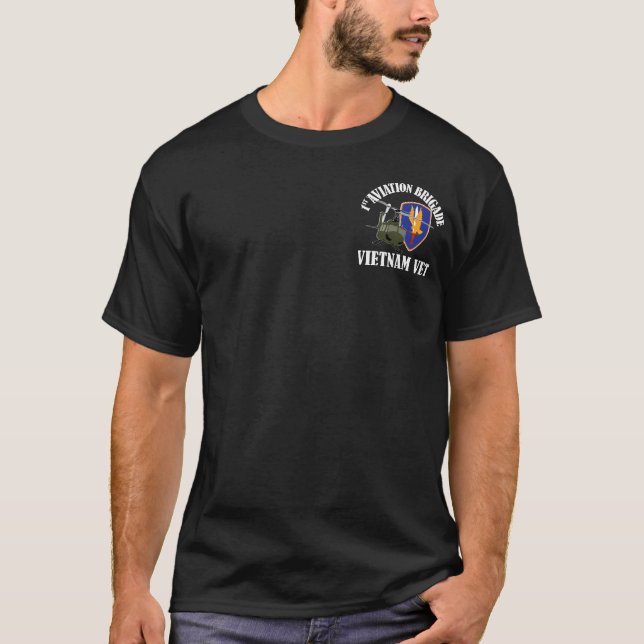 Camiseta 1r Veterinario de Vietnam de los BDE de los AVN - (Anverso)