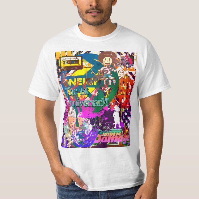 Camiseta 1st anniversary!! ONEIGHTH Tokyo Original  (Anverso)