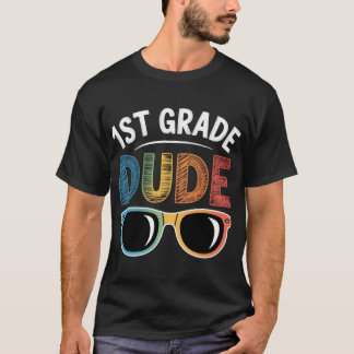Camiseta 1st Grade Dude Backo School First Grade student gi