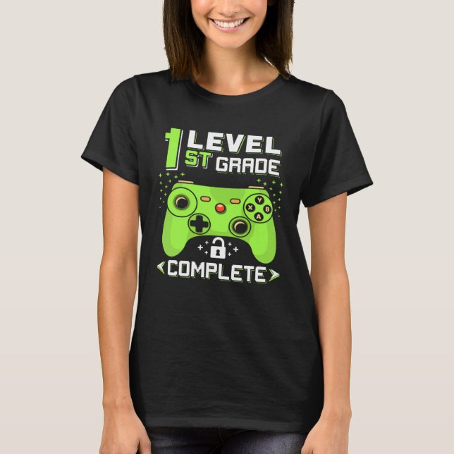 Camiseta 1st Grade Level Complete Happy Last Day Of School  (Anverso)