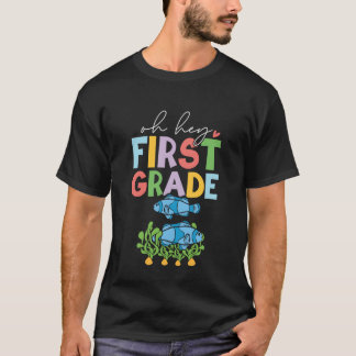 Camiseta 1st Grade Outfit Boys Kids Fish - First Day of Fir