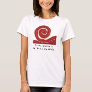 Camiseta 1st-Root Chakra #1- hoy, elijo ser visto adentro