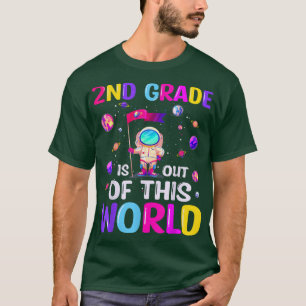 Camiseta 2º Grado Astronauta De Este Espacio Mundial De Vue