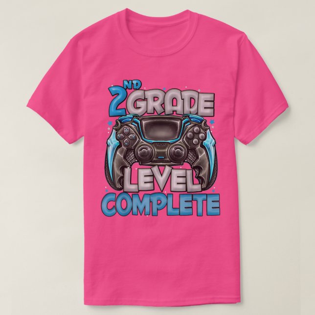 Camiseta 2º grado Completar 2º grado Último día de Sch (Diseño del anverso)