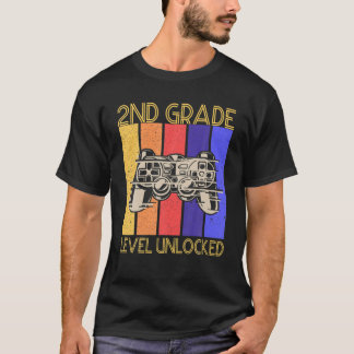 Camiseta 2º Grado De Jugador De Vídeo Desbloqueado De Nuevo