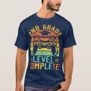 Camiseta 2º Graduado Nivel de Grado Videojuego Completo Cla