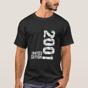 Camiseta 2001 Edición Limitada Birthday Vintage Retro_2