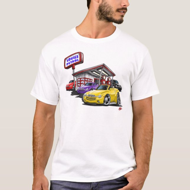 Camiseta 2003-06 escena de la gasolinera de SSR (Anverso)