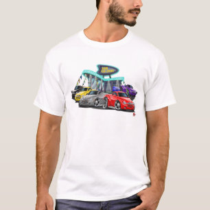 Camiseta 2003-06 escena del concesionario de coches de SSR