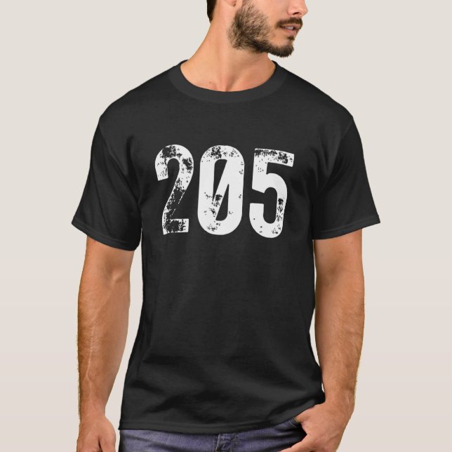 Camiseta 2005 Código de área Área de teléfono móvil Birming (Anverso)