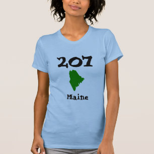 Camiseta 2007, código de área de Maine