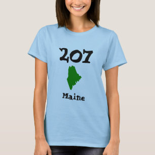 Camiseta 2007, código de área de Maine