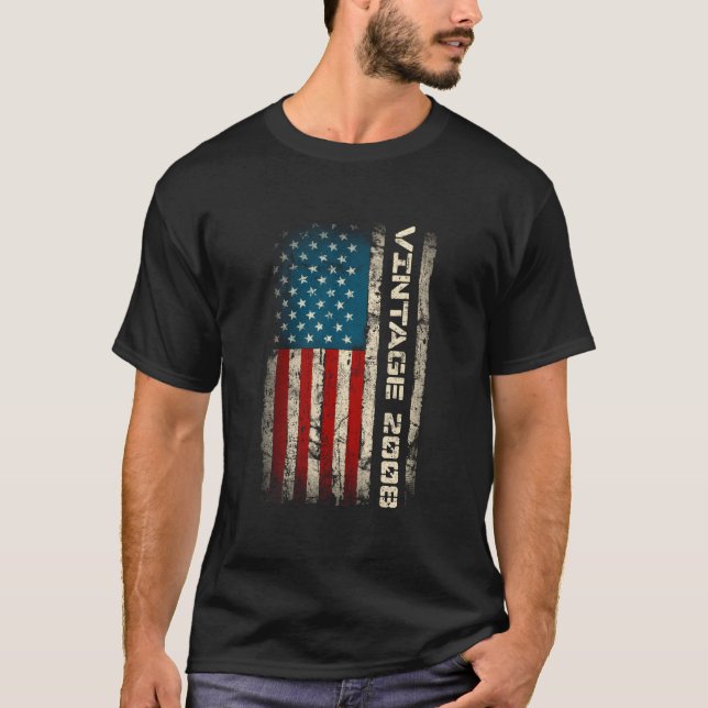 Camiseta 2008 15Th 15 Us Flag (Anverso)