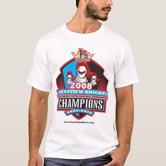 Camiseta 2008 campeones - caballeros de Crestview (Anverso)