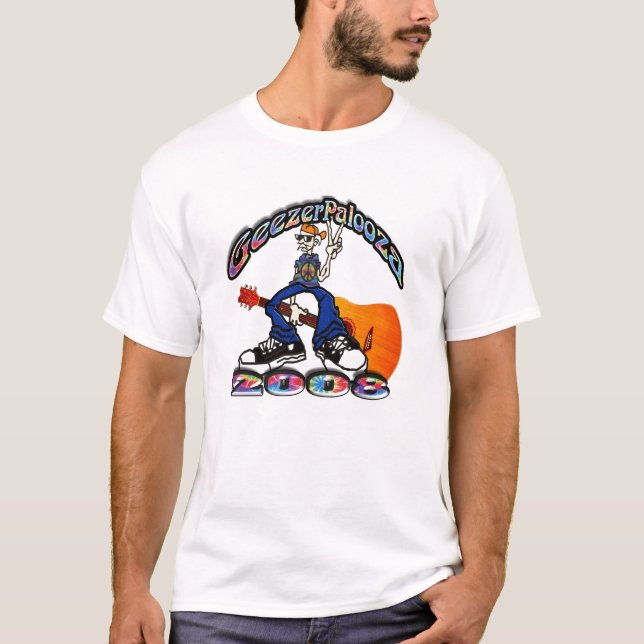 Camiseta 2008 de Geezerpalooza (Anverso)