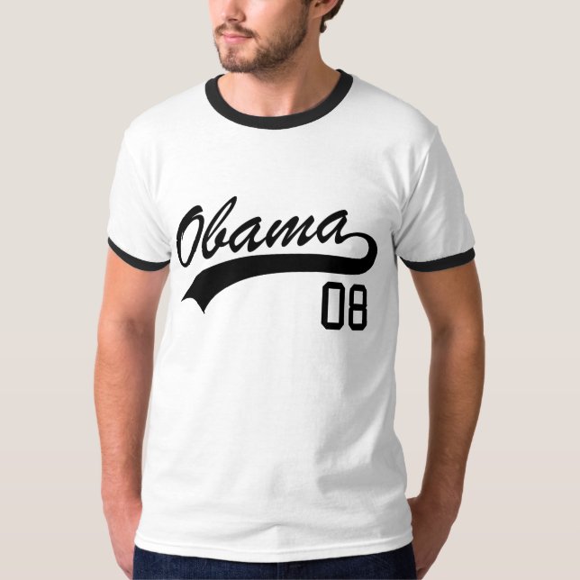 Camiseta 2008 del jersey de Barack Obama (Anverso)