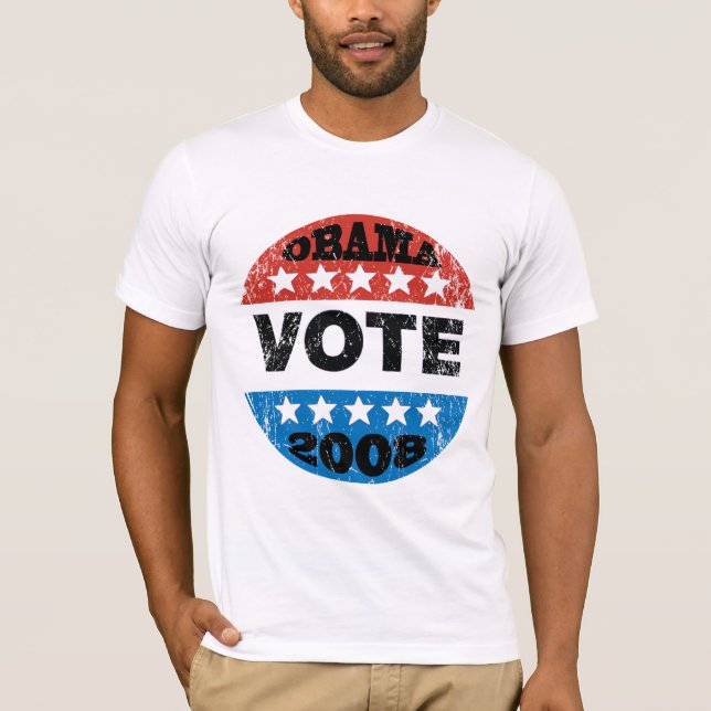Camiseta 2008 del voto de Obama (Anverso)