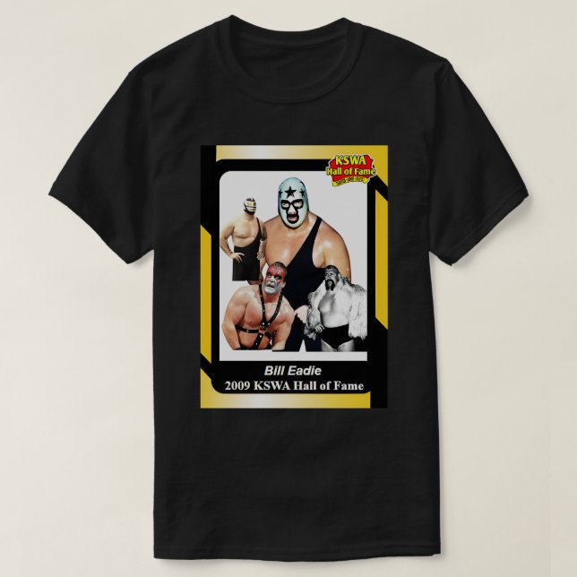 Camiseta 2009 KSWA Hall of Fame Bill Eadie TShirt (Diseño del anverso)