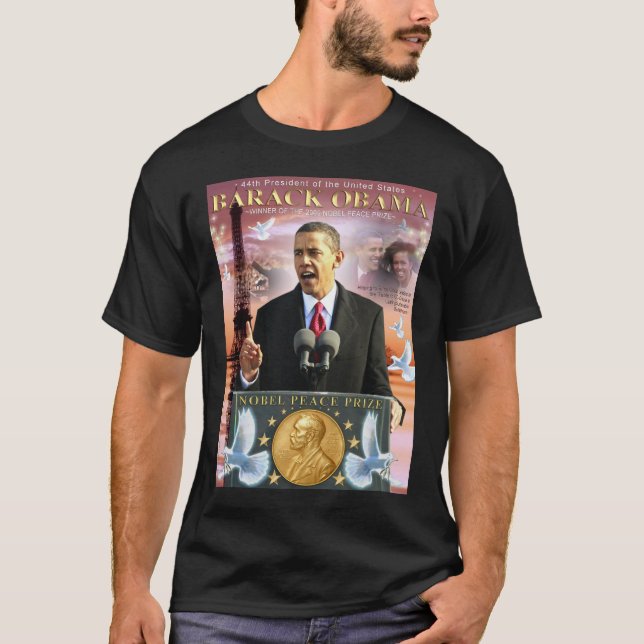Camiseta 2009 laureado del Premio Nobel de la Paz - la (Anverso)