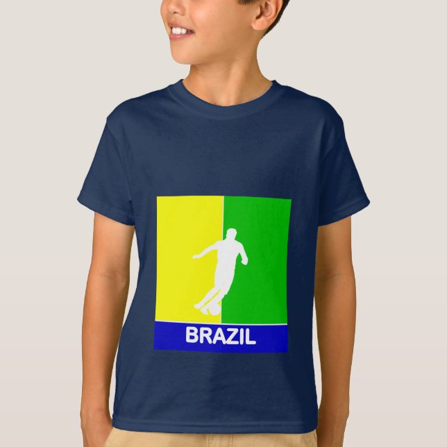 Camiseta 2010 de la juventud del fútbol del Brasil (Anverso)
