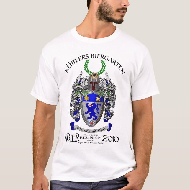 Camiseta 2010 de la reunión de KIBLER M blanco (Anverso)