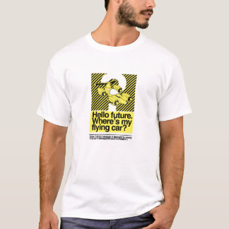 Camiseta 2010: Hola futuro. ¿Dónde es mi vuelo coche?