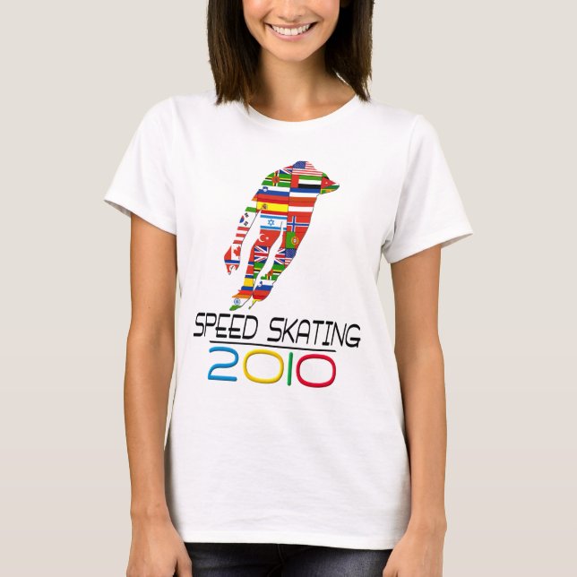 Camiseta 2010: Patinaje de velocidad (Anverso)