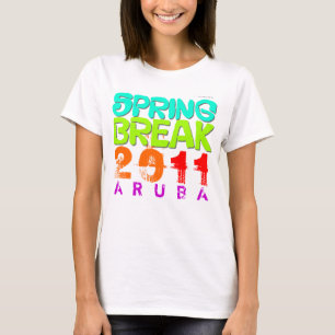 Camiseta 2011 del blanco de Aruba de las
